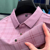 Trixtees Gingham Branded Polo T-Shirt | Premium Cotton Blend | Regular Fit