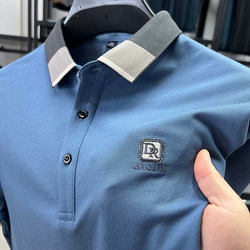 Trixtees Rust Contrast Collar Polo T-Shirt | Premium Cotton Blend | Regular Fit