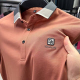 Trixtees Rust Contrast Collar Polo T-Shirt | Premium Cotton Blend | Regular Fit