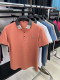 Trixtees Rust Contrast Collar Polo T-Shirt | Premium Cotton Blend | Regular Fit