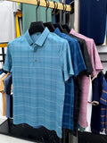 Trixtees Gingham Branded Polo T-Shirt | Premium Cotton Blend | Regular Fit