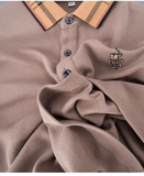 Trixtees Luxury Check Collar Polo T-Shirt | Premium Cotton Blend | Regular Fit