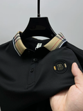 Trixtees Monogram Collar Polo T-Shirt | Premium Cotton Blend | Regular Fit