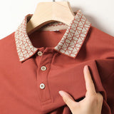 Trixtees Patterned Collar Polo T-Shirt | Premium Cotton Blend | Regular Fit