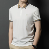 Trixtees Checkered Collar Polo T-Shirt | Premium Cotton Blend | Regular Fit