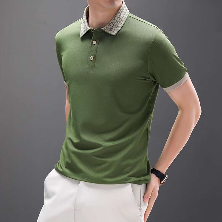 Trixtees Patterned Collar Polo T-Shirt | Premium Cotton Blend | Regular Fit