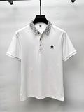 Trixtees Monogram Collar Polo T-Shirt | Premium Cotton Blend | Regular Fit