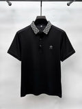 Trixtees Monogram Collar Polo T-Shirt | Premium Cotton Blend | Regular Fit