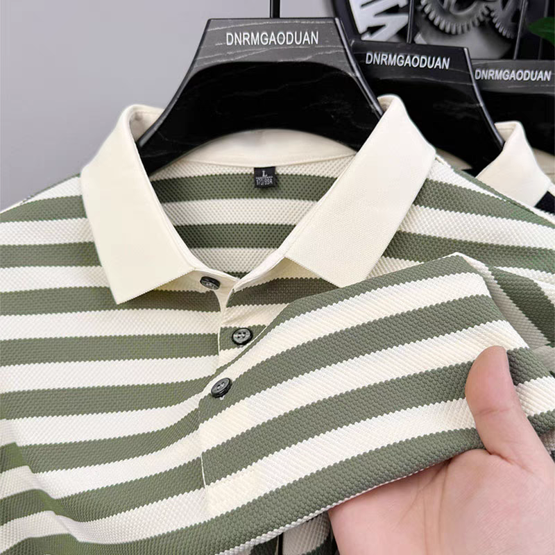 Trixtees Striped Polo T-Shirt | Premium Cotton Blend | Regular Fit