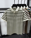 Trixtees Striped Polo T-Shirt | Premium Cotton Blend | Regular Fit