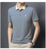 Trixtees Striped Branded Polo T-Shirt | Premium Cotton Blend | Regular Fit