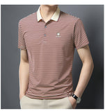 Trixtees Striped Branded Polo T-Shirt | Premium Cotton Blend | Regular Fit