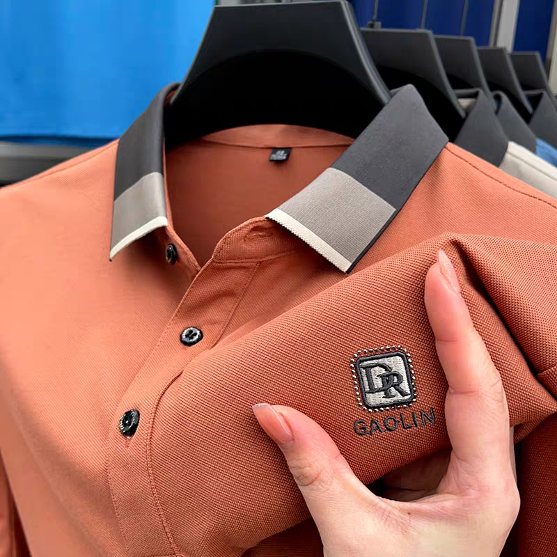 Trixtees Rust Contrast Collar Polo T-Shirt | Premium Cotton Blend | Regular Fit