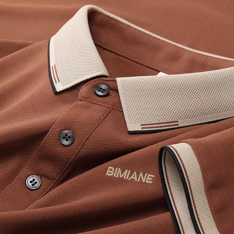Trixtees Bimiane Branded Polo Shirt – Premium Textured Fabric with Contrast Collar