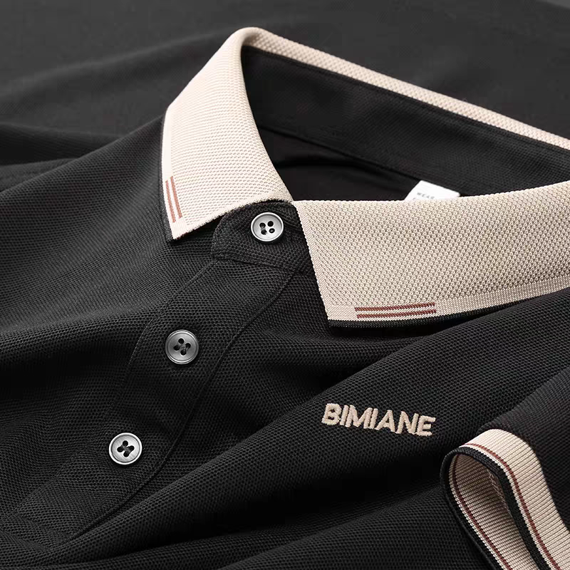 Trixtees Bimiane Branded Polo Shirt – Premium Textured Fabric with Contrast Collar