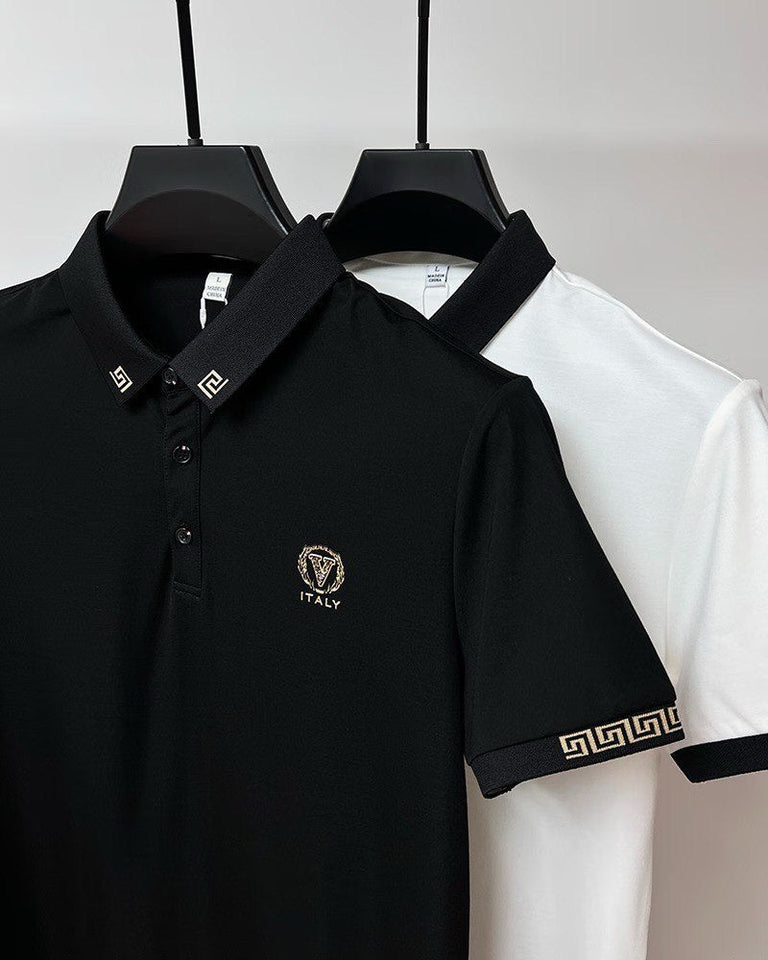 Trixtees Contrast Collar Polo T-Shirt | Premium Cotton Blend | Regular Fit