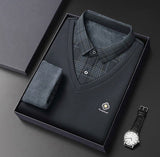 Trixtees Layered Look Branded Polo T-Shirt | Premium Cotton Blend | Regular Fit