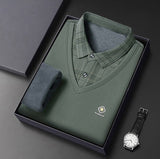 Trixtees Layered Look Branded Polo T-Shirt | Premium Cotton Blend | Regular Fit