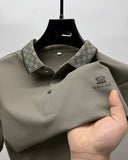 Trixtees Pattern Collar Branded Polo T-Shirt | Premium Cotton Blend | Regular Fit