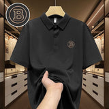 Trixtees Luxury Textured Branded Polo T-Shirt | Premium Cotton Blend | Regular Fit