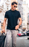 Trixtees Contrast Trim Polo T-Shirt | Premium Cotton Blend | Regular Fit