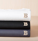 Trixtees Check Detail Branded Crewneck T-Shirt | Premium Cotton Blend | Regular Fit