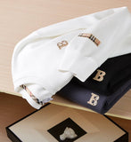 Trixtees Check Detail Branded Crewneck T-Shirt | Premium Cotton Blend | Regular Fit