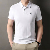 Trixtees Steel Blue Branded Polo T-Shirt | Premium Cotton Blend | Regular Fit