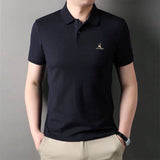 Trixtees Steel Blue Branded Polo T-Shirt | Premium Cotton Blend | Regular Fit