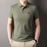 Trixtees Steel Blue Branded Polo T-Shirt | Premium Cotton Blend | Regular Fit