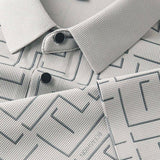 Trixtees Geometric Pattern Polo T-Shirt | Premium Cotton Blend | Regular Fit