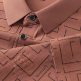 Trixtees Geometric Pattern Polo T-Shirt | Premium Cotton Blend | Regular Fit