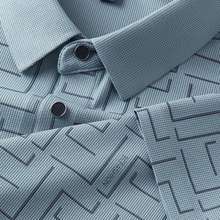 Trixtees Geometric Pattern Polo T-Shirt | Premium Cotton Blend | Regular Fit